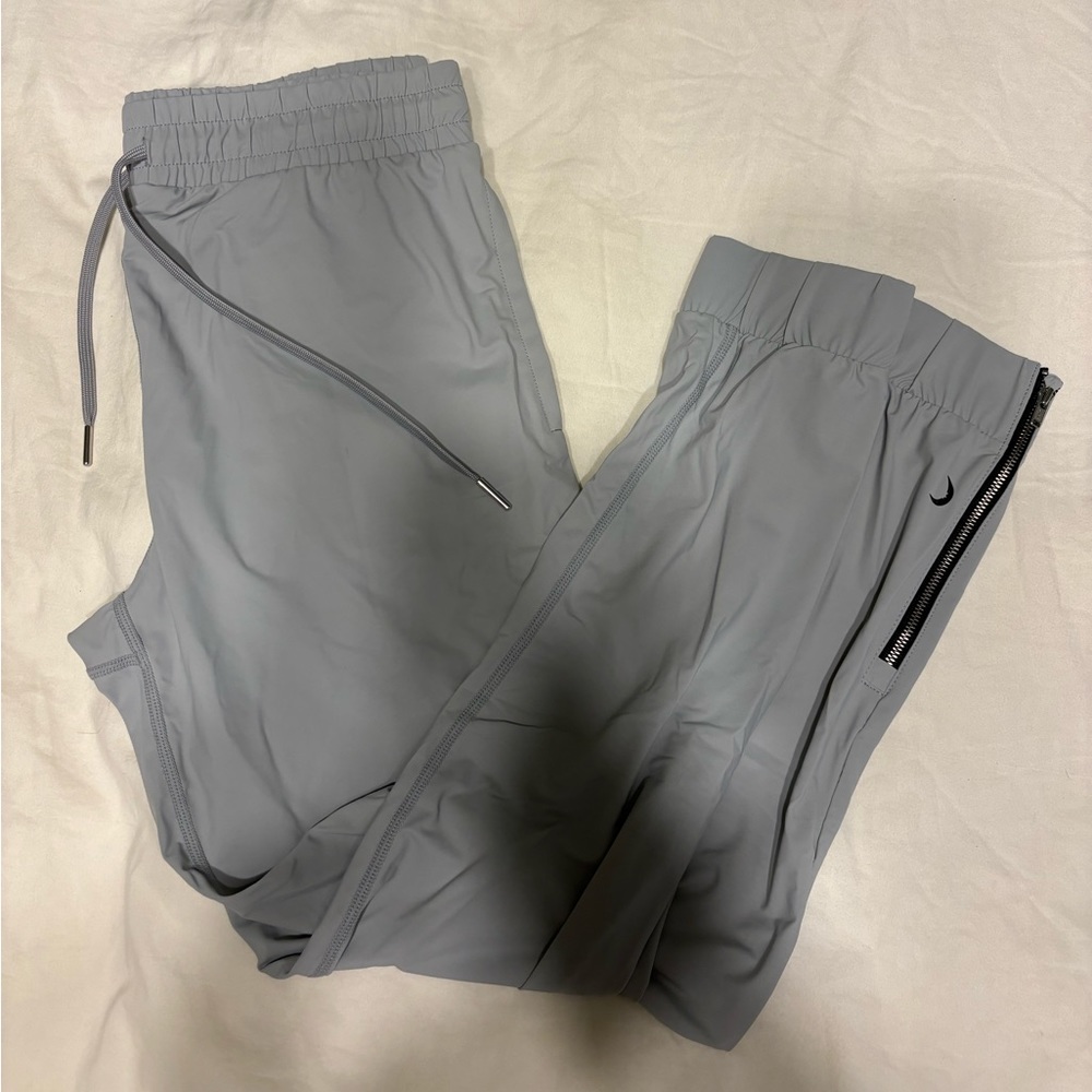 Zyia Grey Everywhere Zipper Joggers
